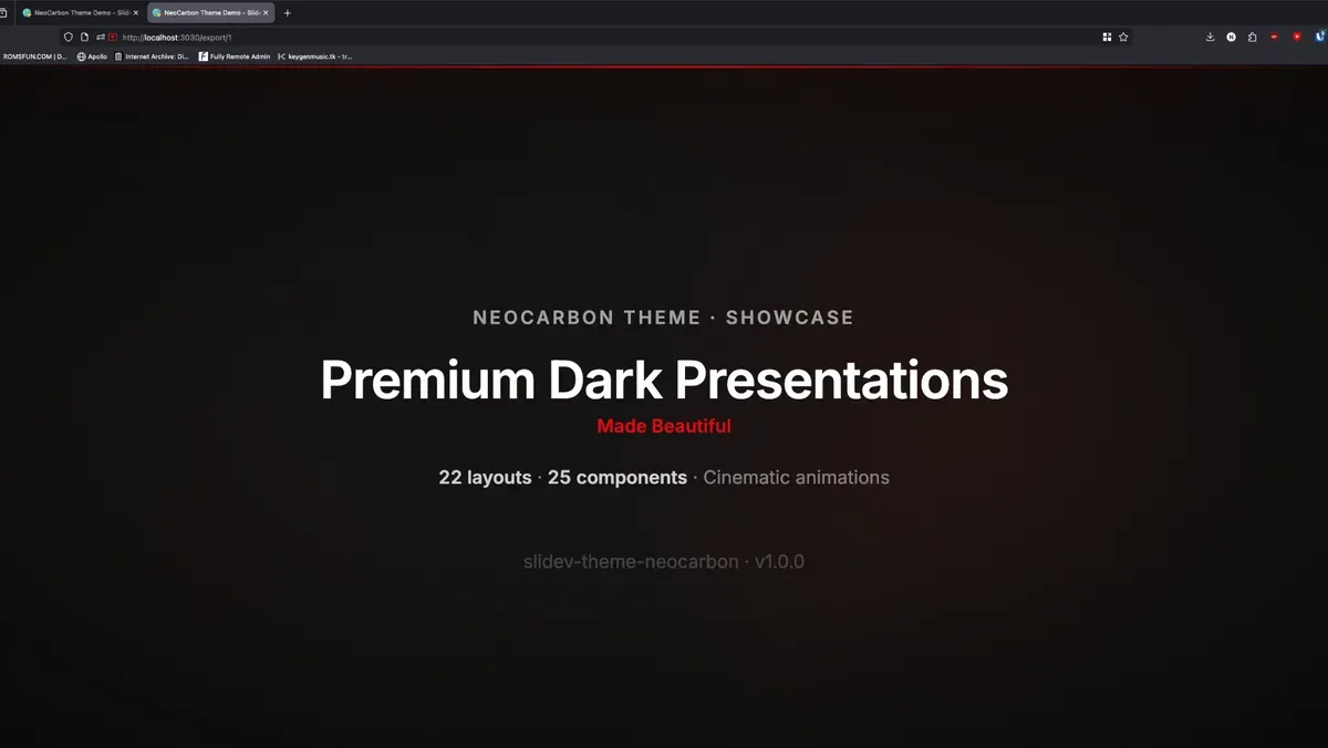 Slidev Theme Neocarbon